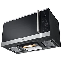 LG ThinQ Over-The-Range Microwave - 1.8 Cu. Ft. - Stainless Steel