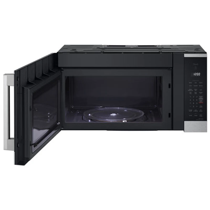 Four à micro-ondes à hotte intégrée ThinQ de LG - 1,8 pi³ - Inox