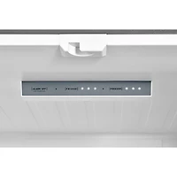 Réfrigérateur à deux portes de 18,4 pi³ 30 po avec distributeur de glaçons de Midea (MRF18B4AST) - Inox