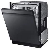 Lave-vaisselle encastrable de 24 po de 46 dB avec troisième panier de Samsung (DW80CG5450MTAA) - Acier noir mat