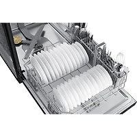 Samsung 24" 46dB Built-In Dishwasher with Third Rack (DW80CG5450MTAA) - Matte Black Steel