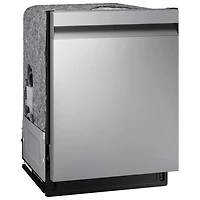 Lave-vaisselle encastrable 24 po 46 dB avec troisième panier de Samsung (DW80CG5450SRAA) - Inox