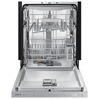 Lave-vaisselle encastrable 24 po 46 dB avec troisième panier de Samsung (DW80CG5450SRAA) - Inox