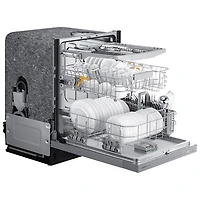 Lave-vaisselle encastrable 24 po 46 dB avec troisième panier de Samsung (DW80CG5450SRAA) - Inox