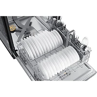 Lave-vaisselle encastrable 24 po 46 dB avec troisième panier de Samsung (DW80CG5450SRAA) - Inox
