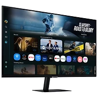 Moniteur de jeu intelligent DEL VA UHD 4K gris à gris 4 ms 60 Hz 43 po M7 de Samsung (LS43FM702UNXZA) - Noir