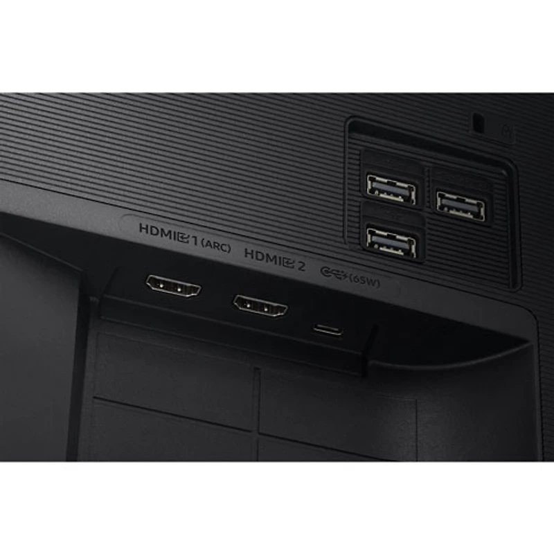Moniteur de jeu intelligent DEL VA UHD 4K gris à gris 4 ms 60 Hz 32 po M7 de Samsung (LS32FM702UNXZA) - Noir