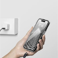 Chargeur mural USB-C PD GaN de 30 W avec câble USB-C de Native Union - Blanc/Zèbre