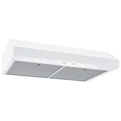Hotte de dessous d'armoire de 36 po de Broan-NuTone (GLA1363WW) - Blanc