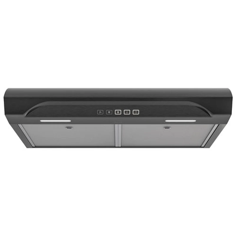 Hotte de dessous d'armoire de 30 po de Broan-NuTone (ALT2303BLS) - Acier inoxydable noir