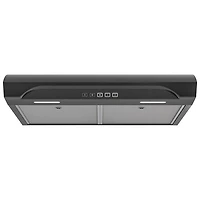 Hotte de dessous d'armoire de 30 po de Broan-NuTone (ALT2303BLS) - Acier inoxydable noir