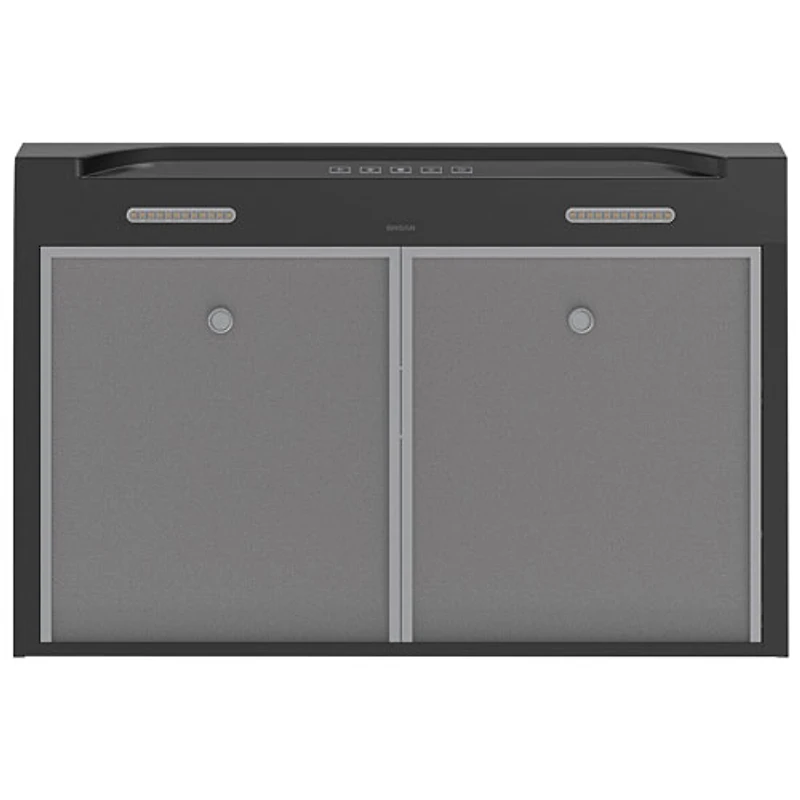 Hotte de dessous d'armoire de 30 po de Broan-NuTone (ALT2303BLS) - Acier inoxydable noir