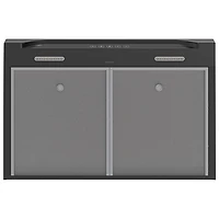 Hotte de dessous d'armoire de 30 po de Broan-NuTone (ALT2303BLS) - Acier inoxydable noir