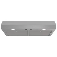 Hotte de dessous d'armoire de 24 po de Broan-NuTone (GLA1243SS) - Acier inoxydable