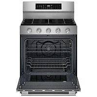KitchenAid 30" 5.0 Cu. Ft. True Convection 5-Burner Freestanding Gas Air Fry Range (KFGS530SPS) - Stainless Steel