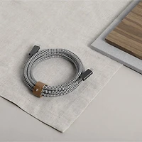 Câble USB-C à Lightning de 3 m (10 pi) Belt XL de Native Union - Noir zèbre