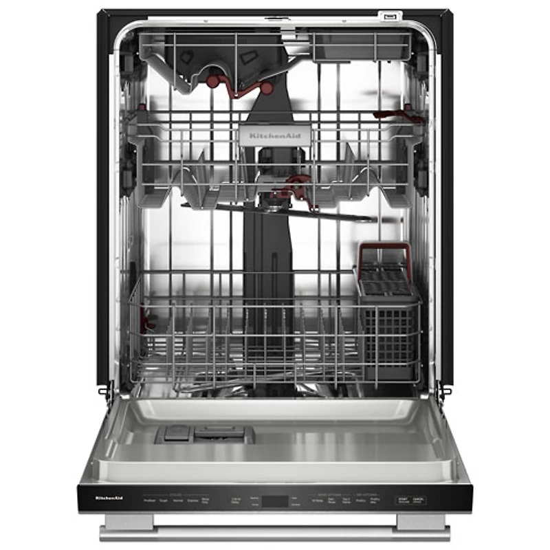 KitchenAid 24" 44dB Built-In Dishwasher w/ Stainless Steel Tub & Third Rack (KDTS424SPS) - Stainless