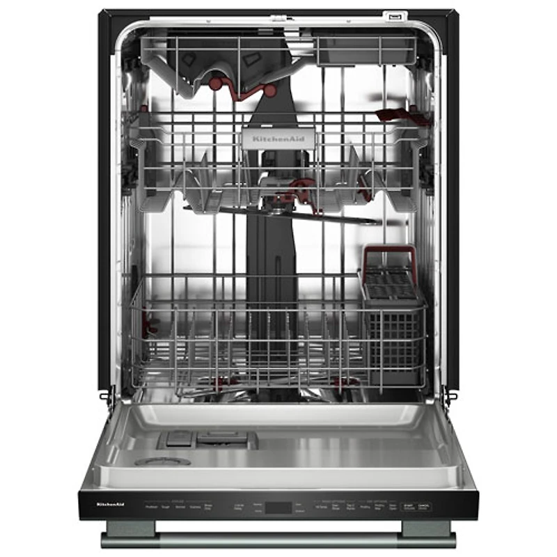 KitchenAid 24" 44dB Built-In Dishwasher w/ Stainless Steel Tub & Third Rack (KDTS724SJP) - Juniper
