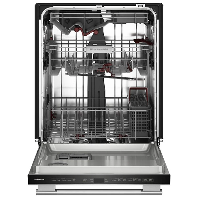 KitchenAid 24" 44dB Built-In Dishwasher w/ Stainless Steel Tub & Third Rack (KDTS724SPS) - Stainless