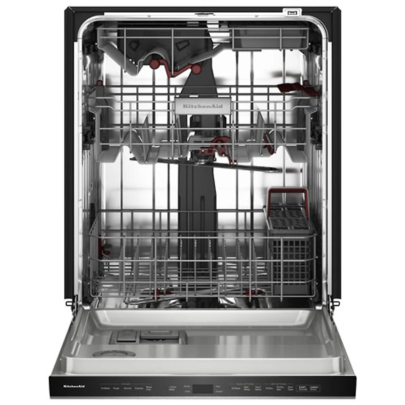 KitchenAid 24" 44dB Built-In Dishwasher w/ Stainless Steel Tub & Third Rack (KDPS724SPS) - Stainless