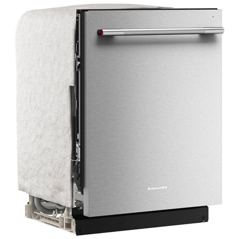 KitchenAid 24" 41dB Built-In Dishwasher w/ Stainless Steel Tub & Third Rack (KDTS324SPS) - Stainless