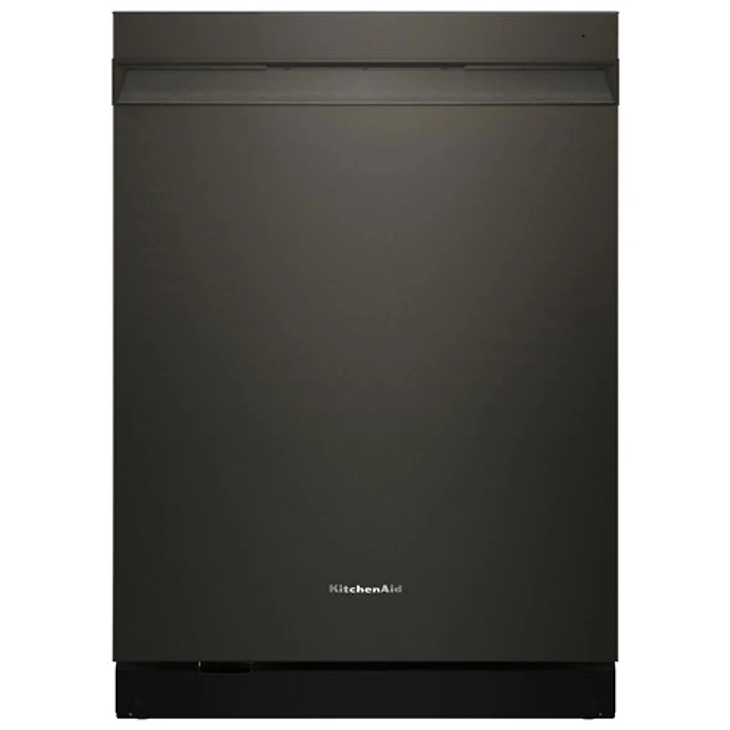 KitchenAid 24" 44dB Built-In Dishwasher w/ Stainless Steel Tub & Third Rack (KDPS624SBE) - Black Ore