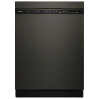 KitchenAid 24" 44dB Built-In Dishwasher w/ Stainless Steel Tub & Third Rack (KDFS424SBE) - Black Ore