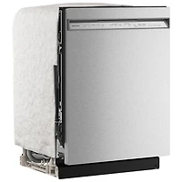 Lave-vaisselle encastrable 24 po 41 dB avec cuve en inox et troisième panier de KitchenAid (KDFS324SPS) - Inox
