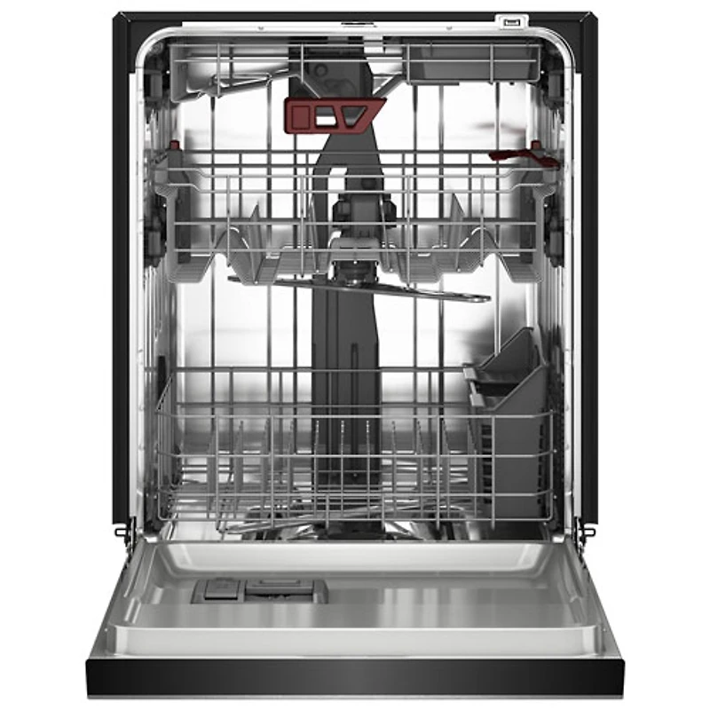 Lave-vaisselle encastrable 24 po 41 dB avec cuve en inox et troisième panier de KitchenAid (KDFS324SPS) - Inox