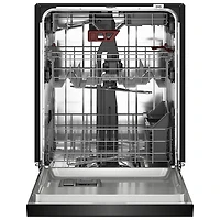 KitchenAid 24" 41dB Built-In Dishwasher w/ Stainless Steel Tub & Third Rack (KDFS324SBE) - Black Ore
