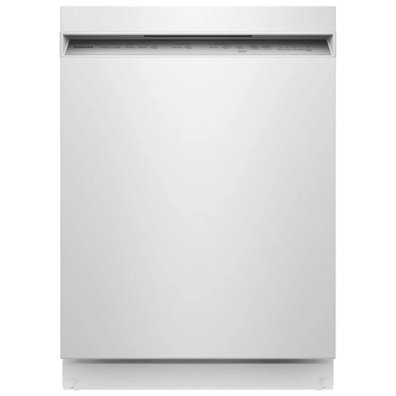 Lave-vaisselle encastrable 24 po 47 dB avec cuve en inox/Troisième panier de KitchenAid (KDFS224SWH) - Blanc