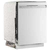 Lave-vaisselle encastrable 24 po 47 dB avec cuve en inox/Troisième panier de KitchenAid (KDFS224SWH) - Blanc
