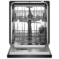 Lave-vaisselle encastrable 24 po 47 dB avec cuve en inox/Troisième panier de KitchenAid (KDFS224SWH) - Blanc