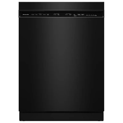 Lave-vaisselle encastrable 24 po et 47 dB avec cuve en inox et troisième panier de KitchenAid (KDFS224SBL)- Noir