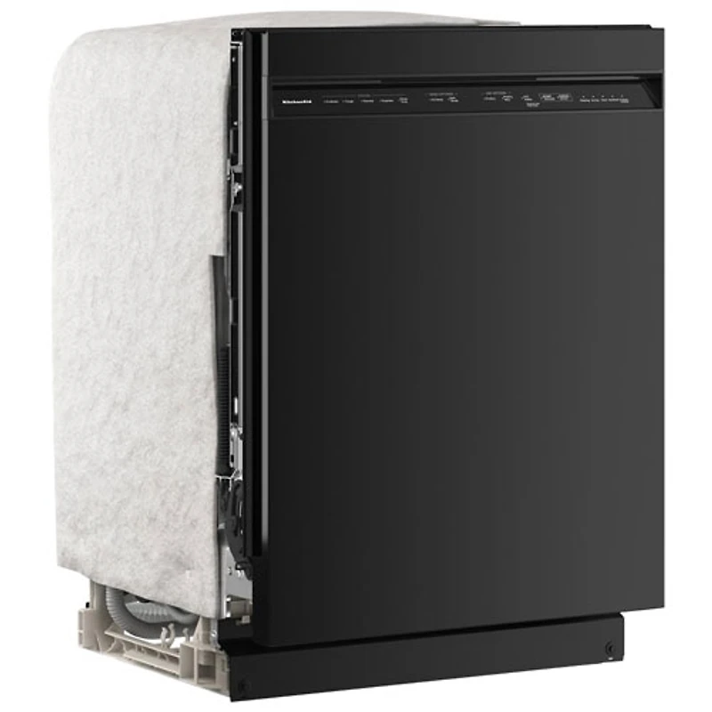 Lave-vaisselle encastrable 24 po et 47 dB avec cuve en inox et troisième panier de KitchenAid (KDFS224SBL)- Noir