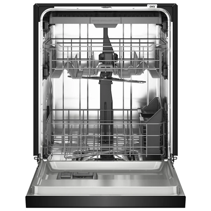 Lave-vaisselle encastrable 24 po et 47 dB avec cuve en inox et troisième panier de KitchenAid (KDFS224SBL)- Noir