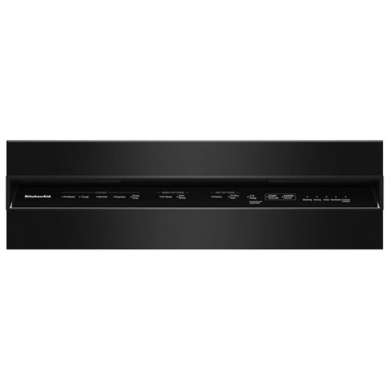 Lave-vaisselle encastrable 24 po et 47 dB avec cuve en inox et troisième panier de KitchenAid (KDFS224SBL)- Noir