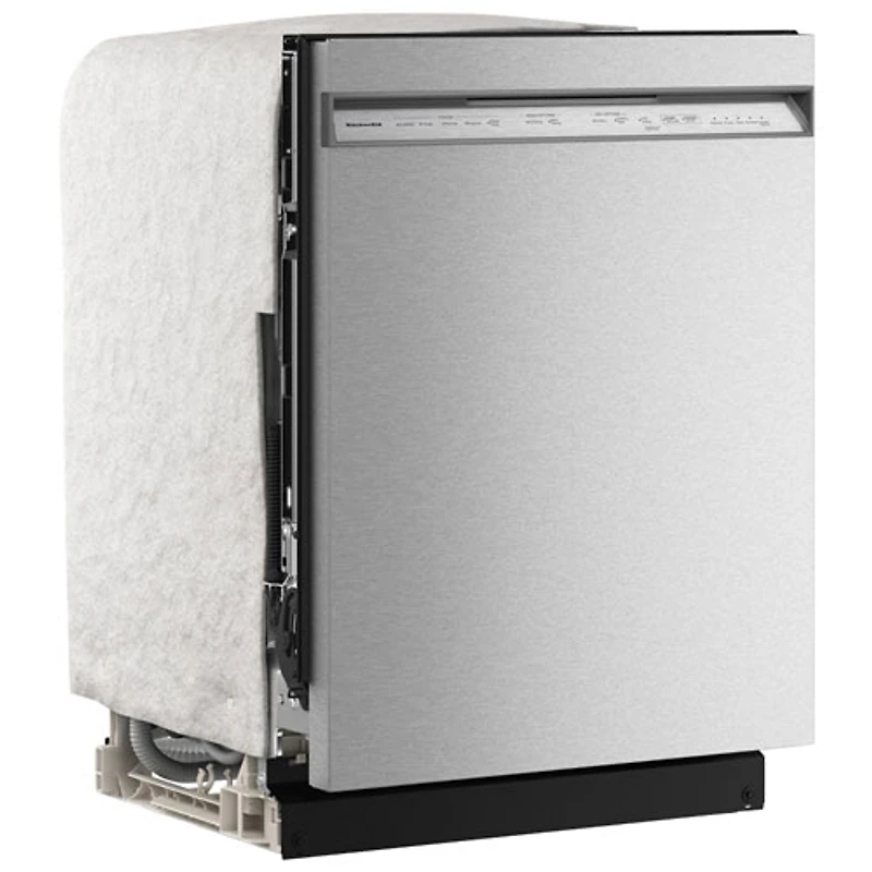 KitchenAid 24" 47dB Built-In Dishwasher w/ Stainless Steel Tub & Third Rack (KDFS224SPS) - Stainless