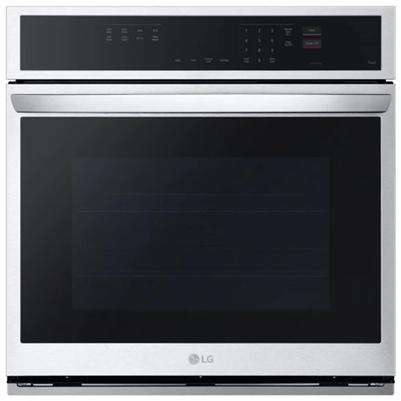 Open Box - LG 30" 4.7 Cu. Ft. True Convection Electric Wall Oven- Smudge Resistant SS - Perfect Condition