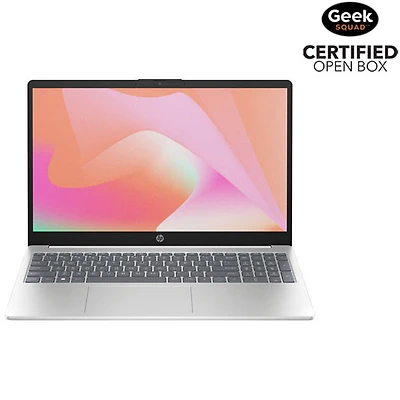 Open Box - HP 15.6" Laptop - Natural Silver (Intel Core i3-1315U/8GB RAM/1TB SSD/Windows 11)