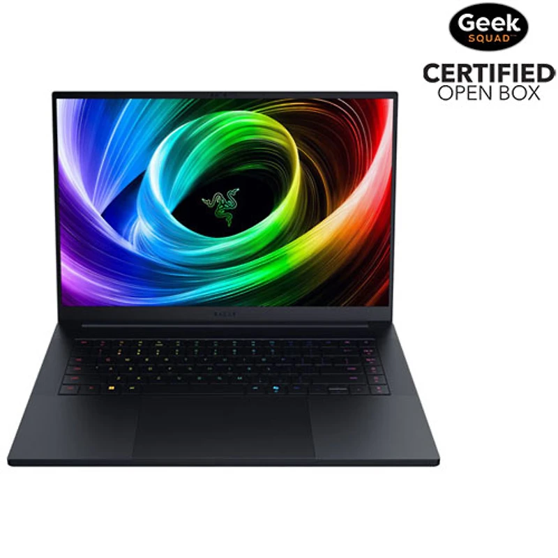 Boîte ouverte - Portable de jeu de 16 po Blade de Razer - Noir (Ryzen AI 9 HX 370 d'AMD/RAM 64 Go/SSD 4 To/RTX 5090)