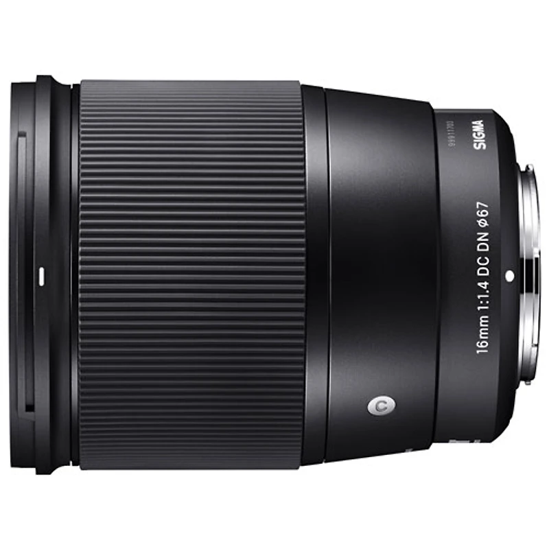 Sigma 16mm f/1.4 DC DN Contemporary Lens for Canon RFS-Mount