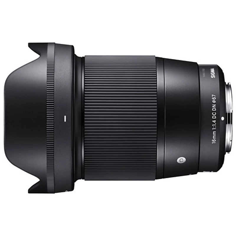 Sigma 16mm f/1.4 DC DN Contemporary Lens for Canon RFS-Mount