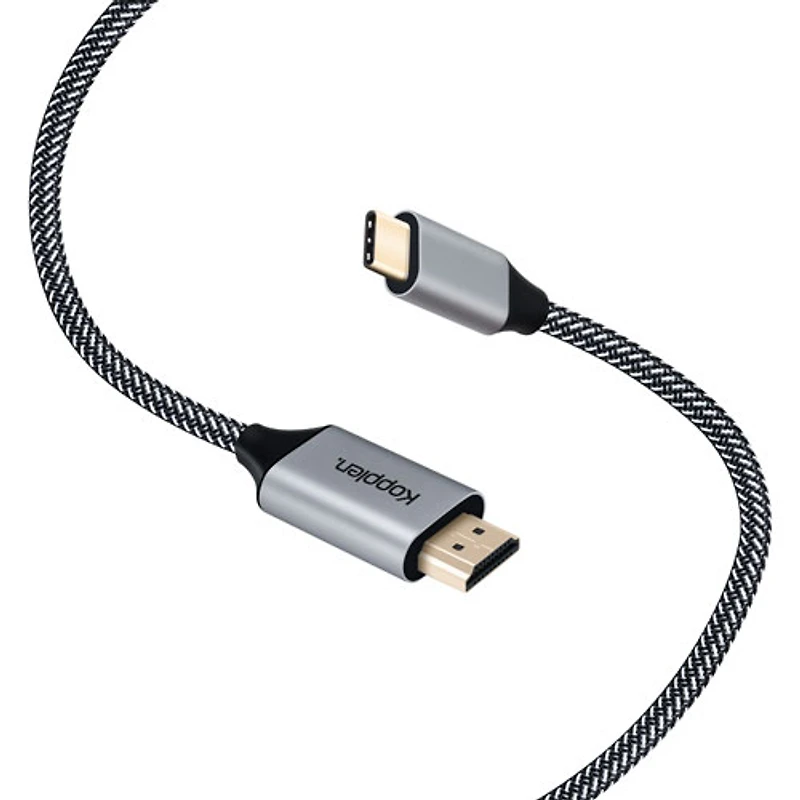 Kopplen 2m (6.6 ft.) USB-C to 8K UHD HDMI Cable (CBL-CH03SGR) - Space Grey