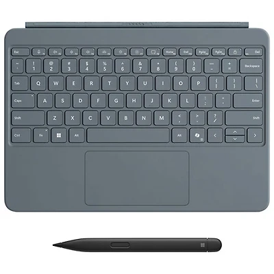 Clavier pour Surface Pro de 12 po de Microsoft avec stylet Slim Pen - Océan - Anglais