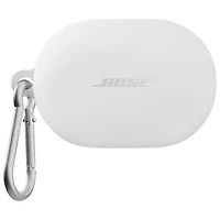 Étui en silicone pour écouteurs boutons QuietComfort de Bose - Blanc