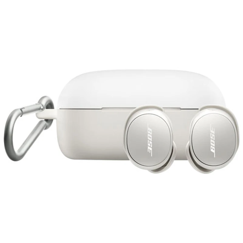 Étui en silicone pour écouteurs boutons QuietComfort de Bose - Blanc