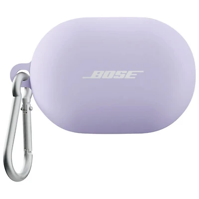 Étui en silicone pour écouteurs boutons QuietComfort de Bose - Lilas frais