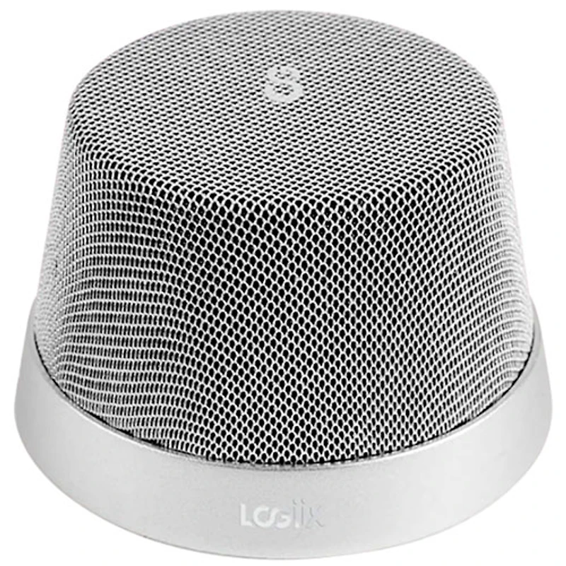 Logiix Blue Piston Mini Mag Wireless Speaker - Silver