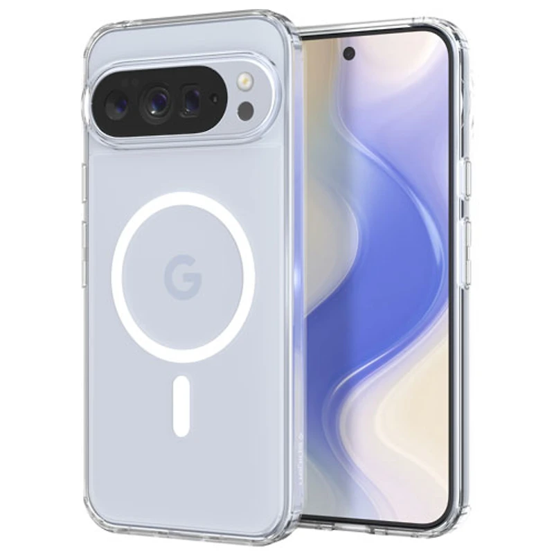 Spigen Crystal Flex Fitted Hard Shell Case with Magnet for Pixel 10 Pro XL - Crystal Clear